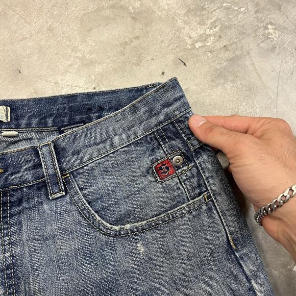 Vintage Shady LTD Eminem Baggy Jeans Size 36x32 Y2K HAS NO CLOSURE BUTTON - Picture 10 of 12